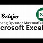 Lambang Perkalian Pada Excel Adalah